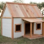 Outdoor Dog Houses with Covered Porches